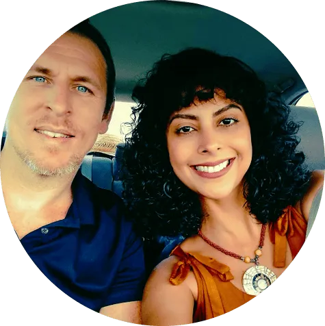 Brandon Durham with his wife, Amanda